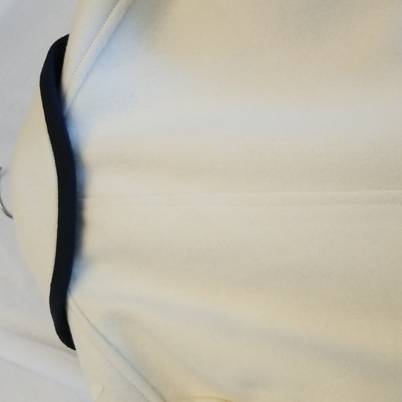 J. Crew Wool Black and White Cropped Pea Coat by Nello Gori, Size 6, $127 - Picture 12 of 13